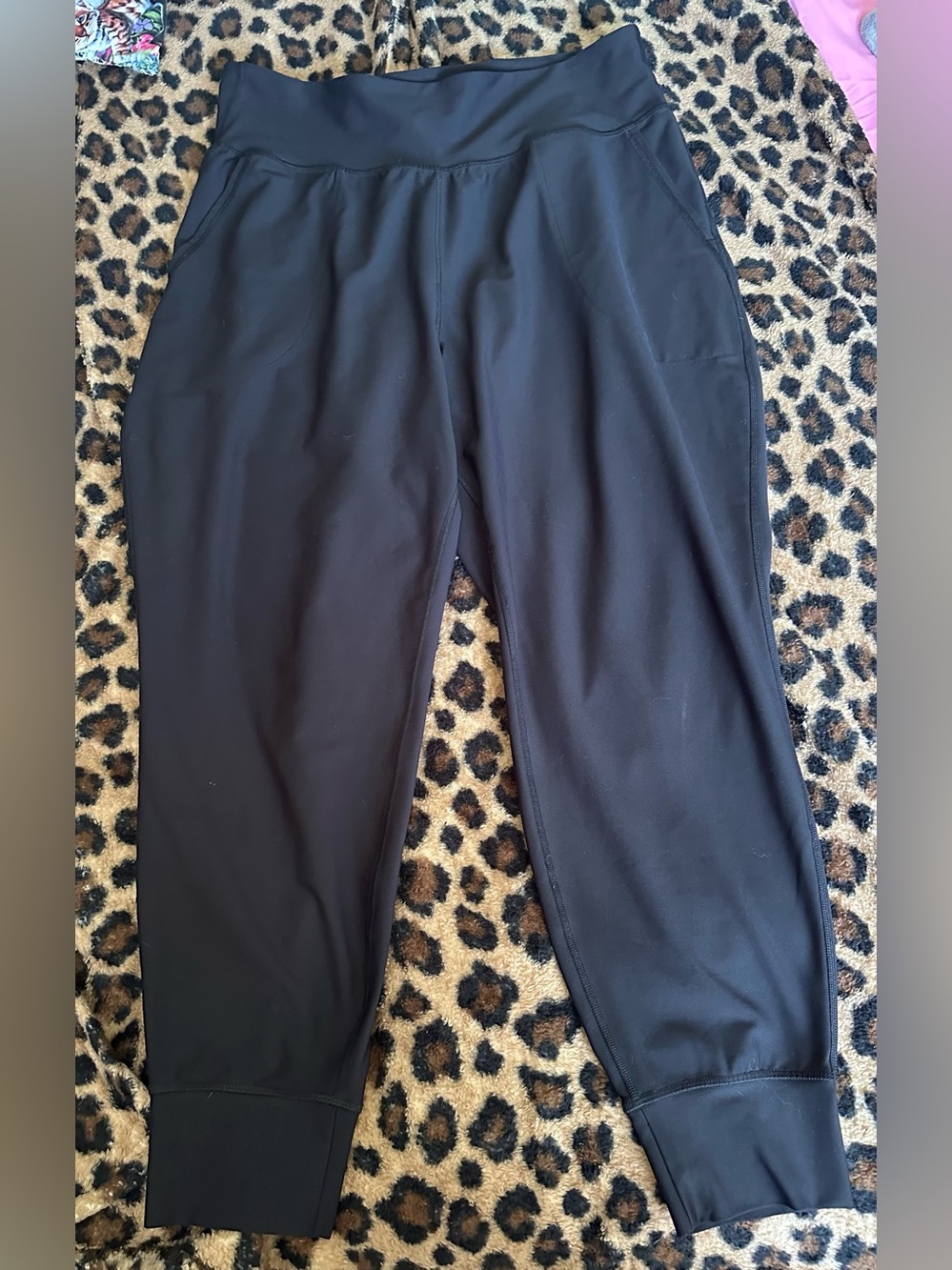 Old Navy Black High-Rise Jogger Pants